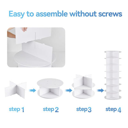 360° Rotating 7-Tiers Organizer Shoe Rack