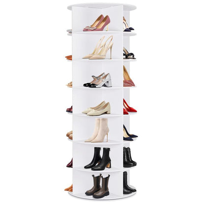 360° Rotating 7-Tiers Organizer Shoe Rack