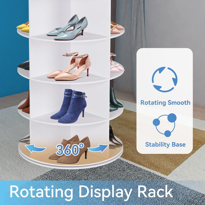 360° Rotating 7-Tiers Organizer Shoe Rack