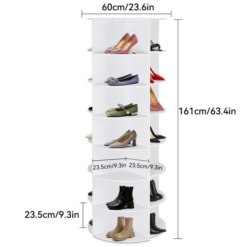 360° Rotating 7-Tiers Organizer Shoe Rack